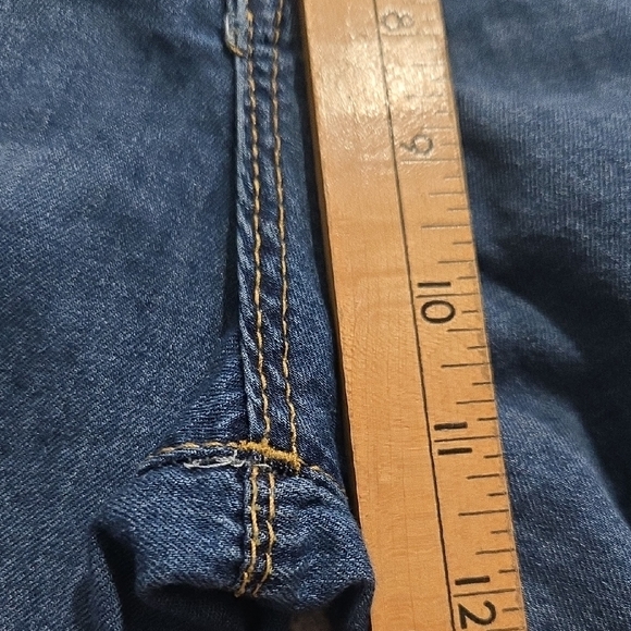 Curve Appeal Women's 6/28 Lightweight Denim Wide Leg Cropped Jeans - Picture 11 of 14